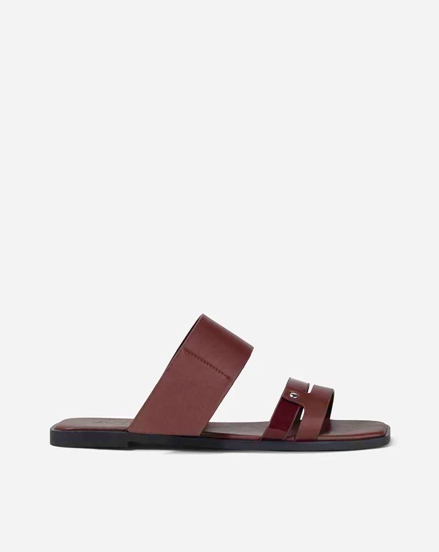 Giày sandal hở gót quai ngang Juno SD01091