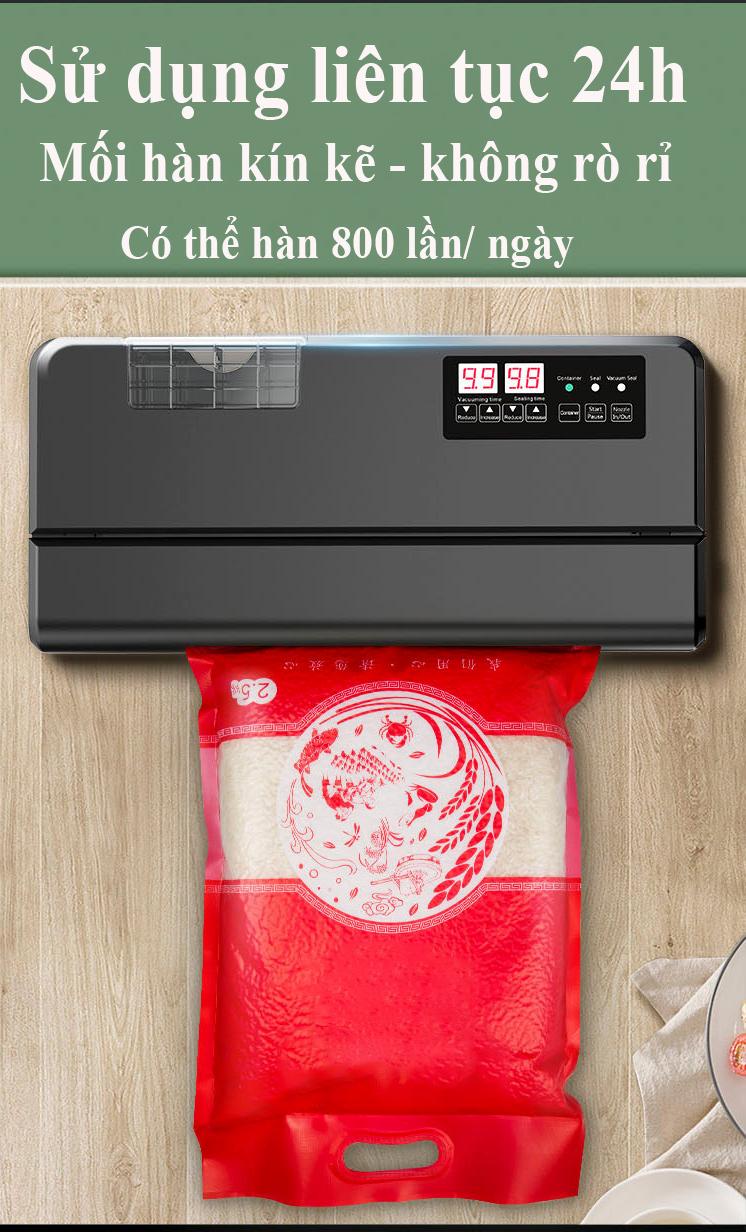 Máy Hút Chân Không HT P400- Không Kén Bao Bì,Túi Hút