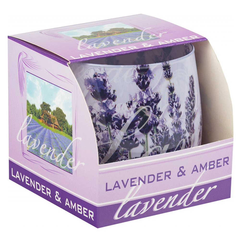 Ly nến thơm tinh dầu Bartek Lavender 100g QT025831 - hoa oải hương (Giao mẫu ngẫu nhiên)