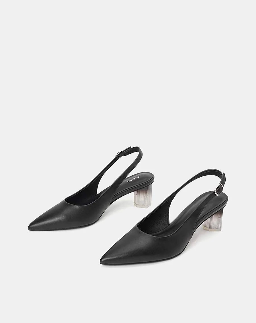 JUNO - Giày cao gót slingback gót chuyển màu - CG05094