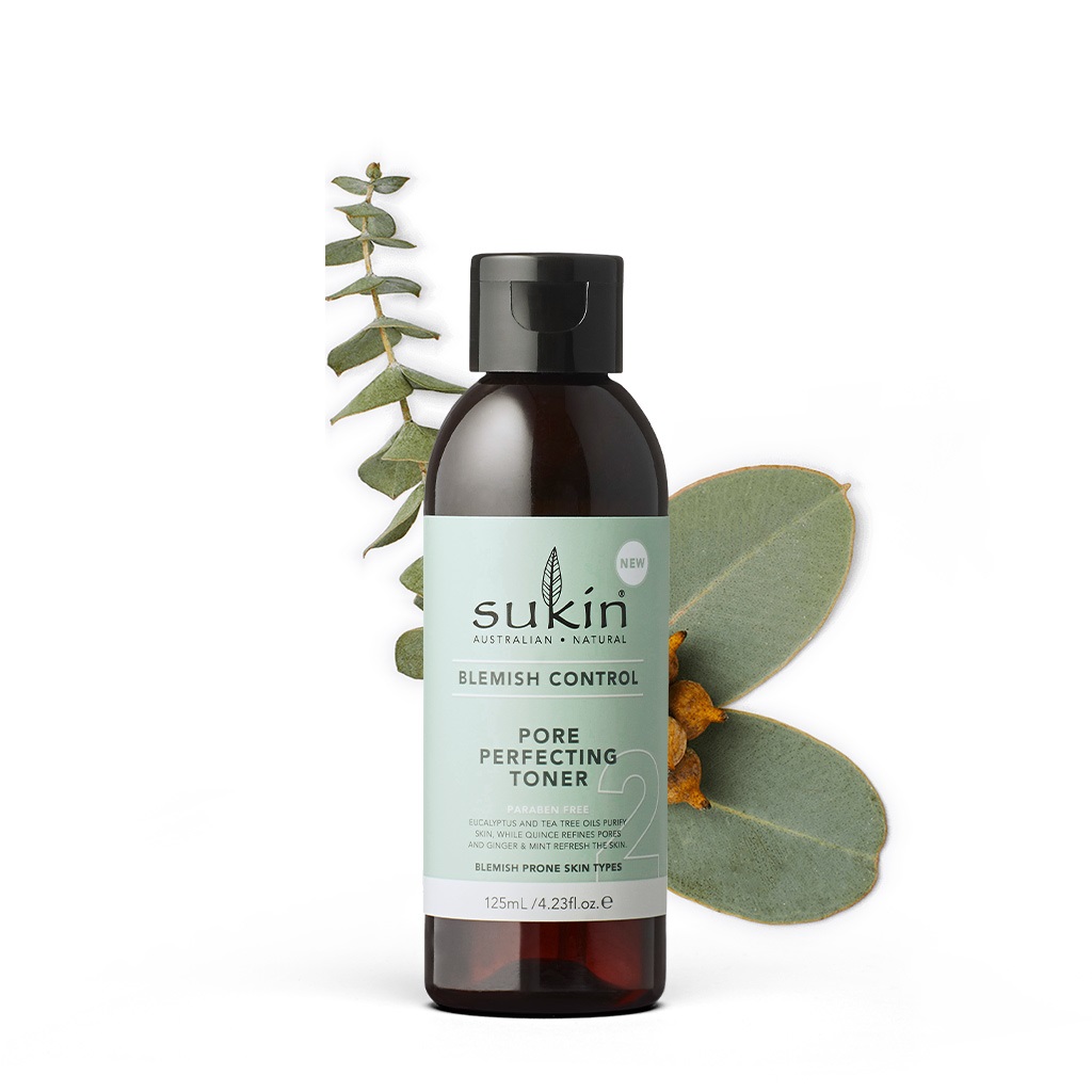 Combo Sukin Phục Hồi Da Tổn Thương Nước Hoa Hồng Blemish Toner 125ml + Tinh Dầu Nụ Tầm Xuân Rosehip Oil 25ml