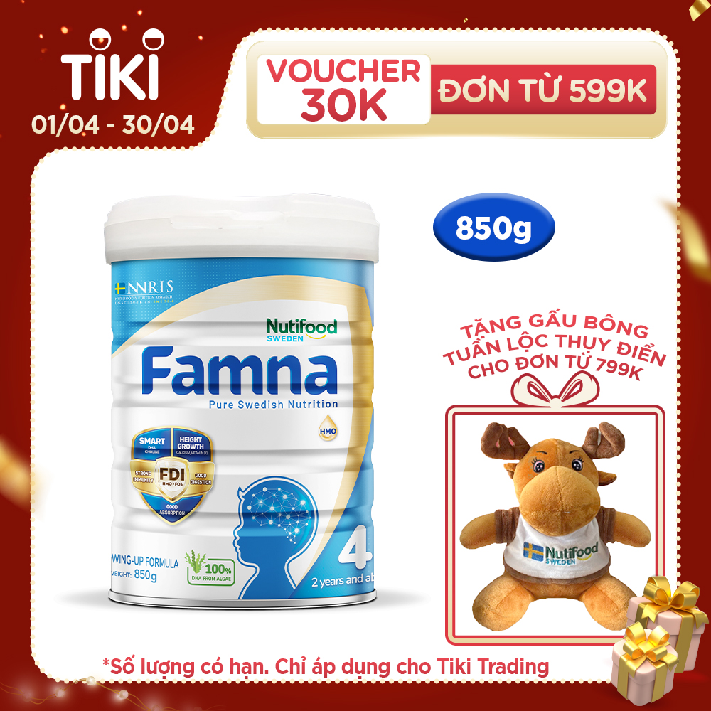 Sữa Bột FAMNA 4 Lon 850g