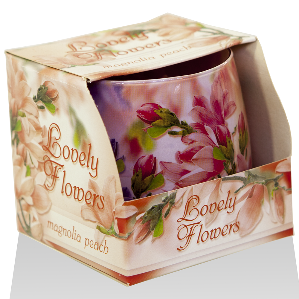 Ly nến thơm tinh dầu Bartek Lovely Flowers 100g QT024473 - hoa mộc lan (giao mẫu ngẫu nhiên)