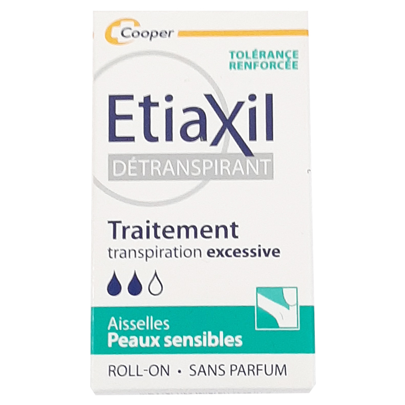 Lăn Khử Mùi Etiaxil Détranspirant Traitement Aisselles Peaux Sensibles 15ml (Dành cho da hỗn hợp, da nhạy cảm)