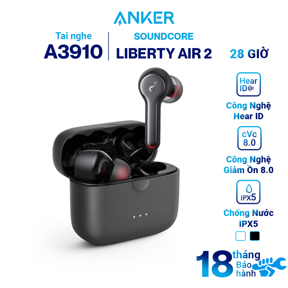 Hình ảnh Tai Nghe Bluetooth True Wireless Anker Soundcore Liberty Air 2 A3910 - Hàng Chính Hãng