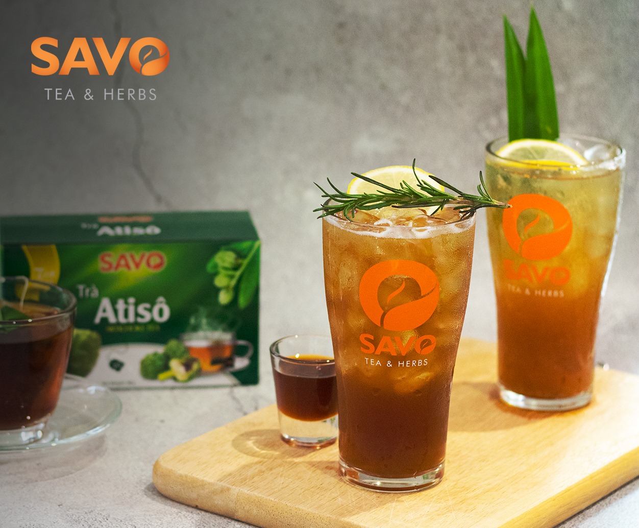 Trà SAVO Atisô - Hộp 20 Túi x 2g