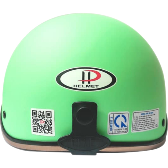 Nón Bảo Hiểm Nữa Đầu Không Kính HP Helmet HP05 Trơn - Hàng Chính Hãng