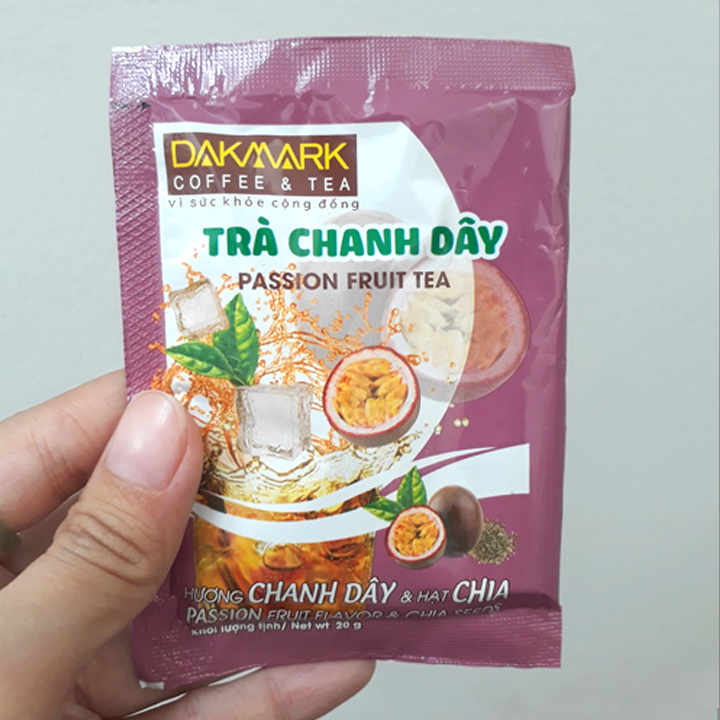 Trà trái cây nhiệt đới DakMark vị chanh dây (10 gói x 20g)