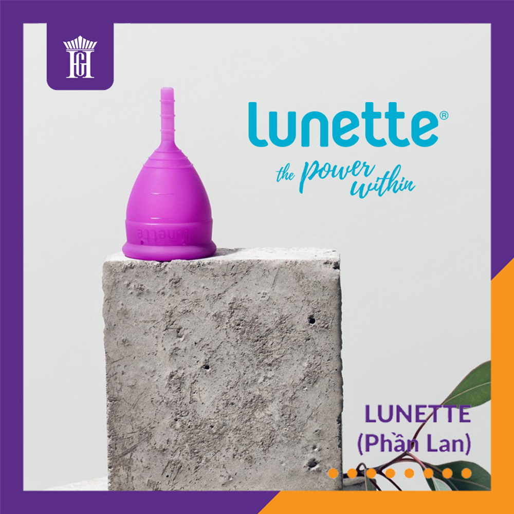 Cốc Nguyệt San Lunette Màu Tím Size 2 Dung Tích 30ml - Vật Liệu 100% Silicon Y Tế Đạt Chứng Nhận FDA - Nguyên Tem Niêm Phong - Sản Xuất Tại Phần Lan - Hàng Chính Hãng - Lunette Menstrual Cup Violet