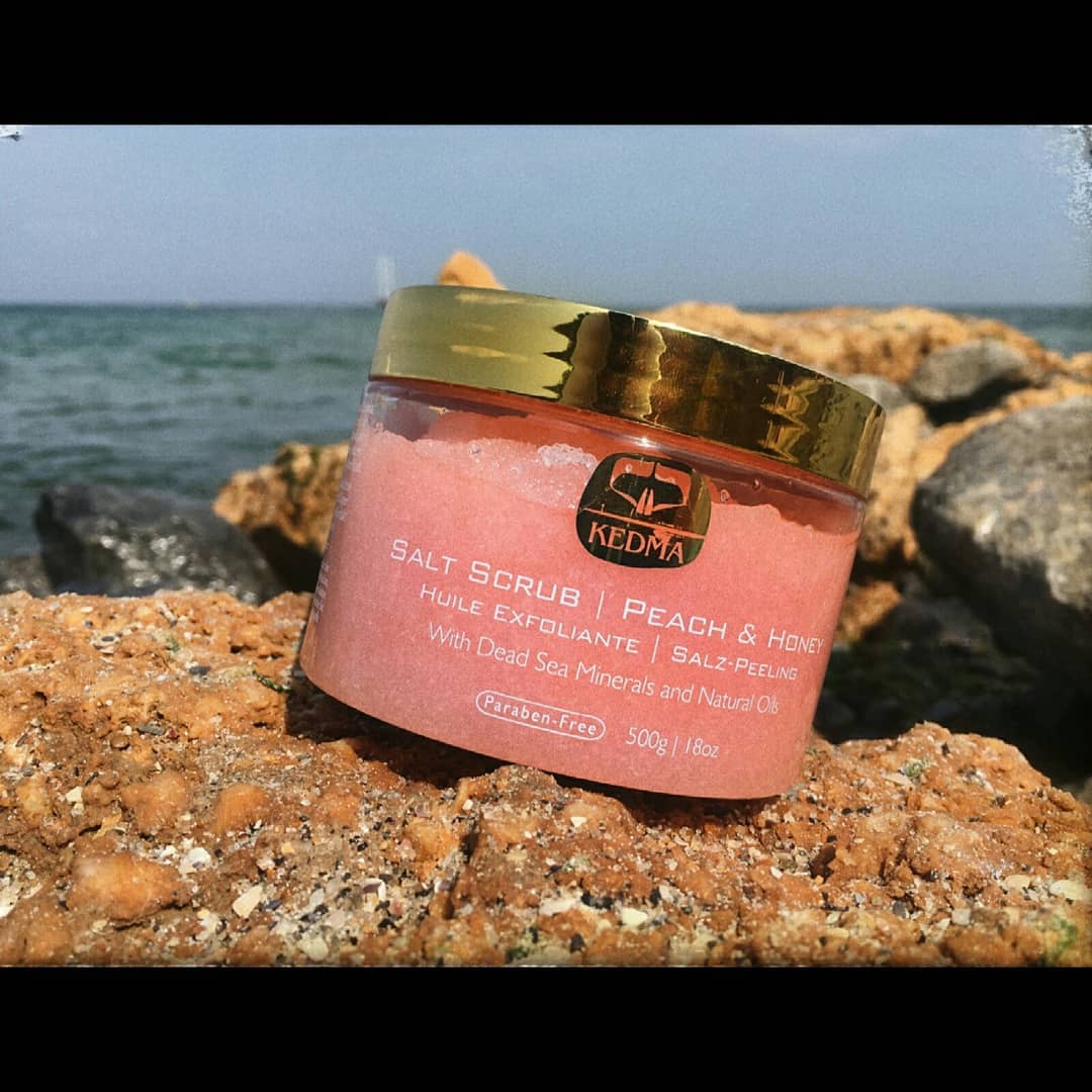 Muối Tẩy Da Chết Salt Scrub - Peach&amp;Honey Kedma 500gr