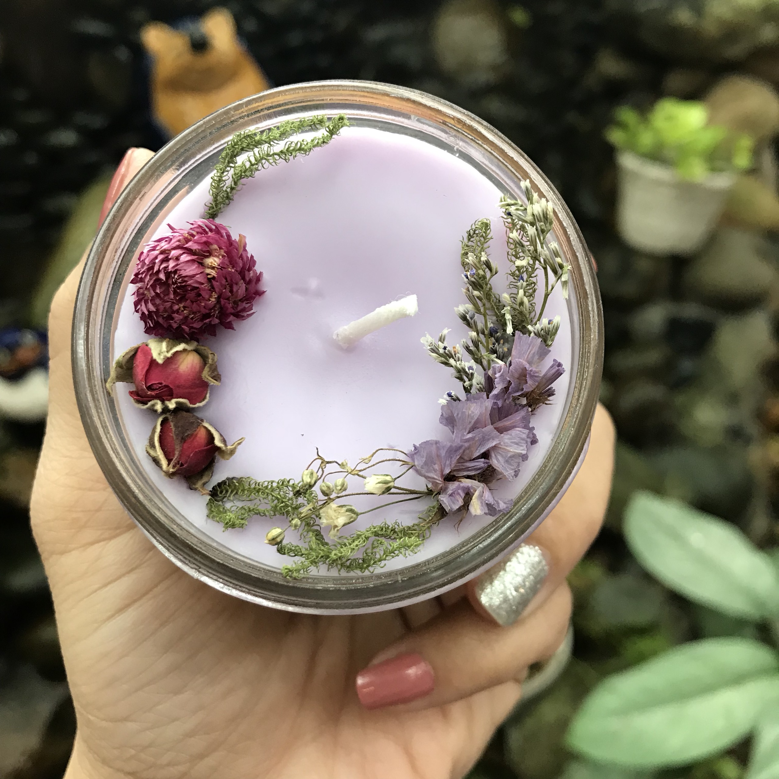 Combo 3 nến thơm tinh dầu 1 nến thơm tinh dầu sả, 1 nến thơm tinh dầu lavender, 1 nến thơm thơm tinh dầu hương thảo 100g giúp thư giãn, thơm phòng khử mùi, handmade , tặng 1 chai tinh dầu 5ml