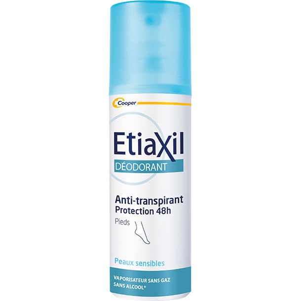 Xịt Khử Mùi Giúp Ngăn Ngừa Mồ Hôi Chân Etiaxil Déodorant Anti-Transpirant 48h Pieds 100ml