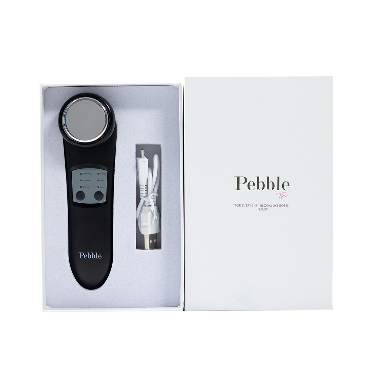 Thiết bị massage chăm sóc da mặt Pebble Fleur