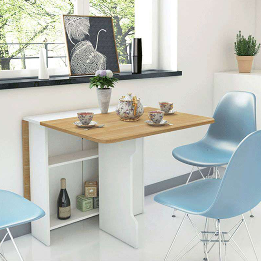 Bàn Ăn Thông Minh Và Xếp Gọn Tiện Dụng OHAHA - Có bánh xe/ Không bánh xe