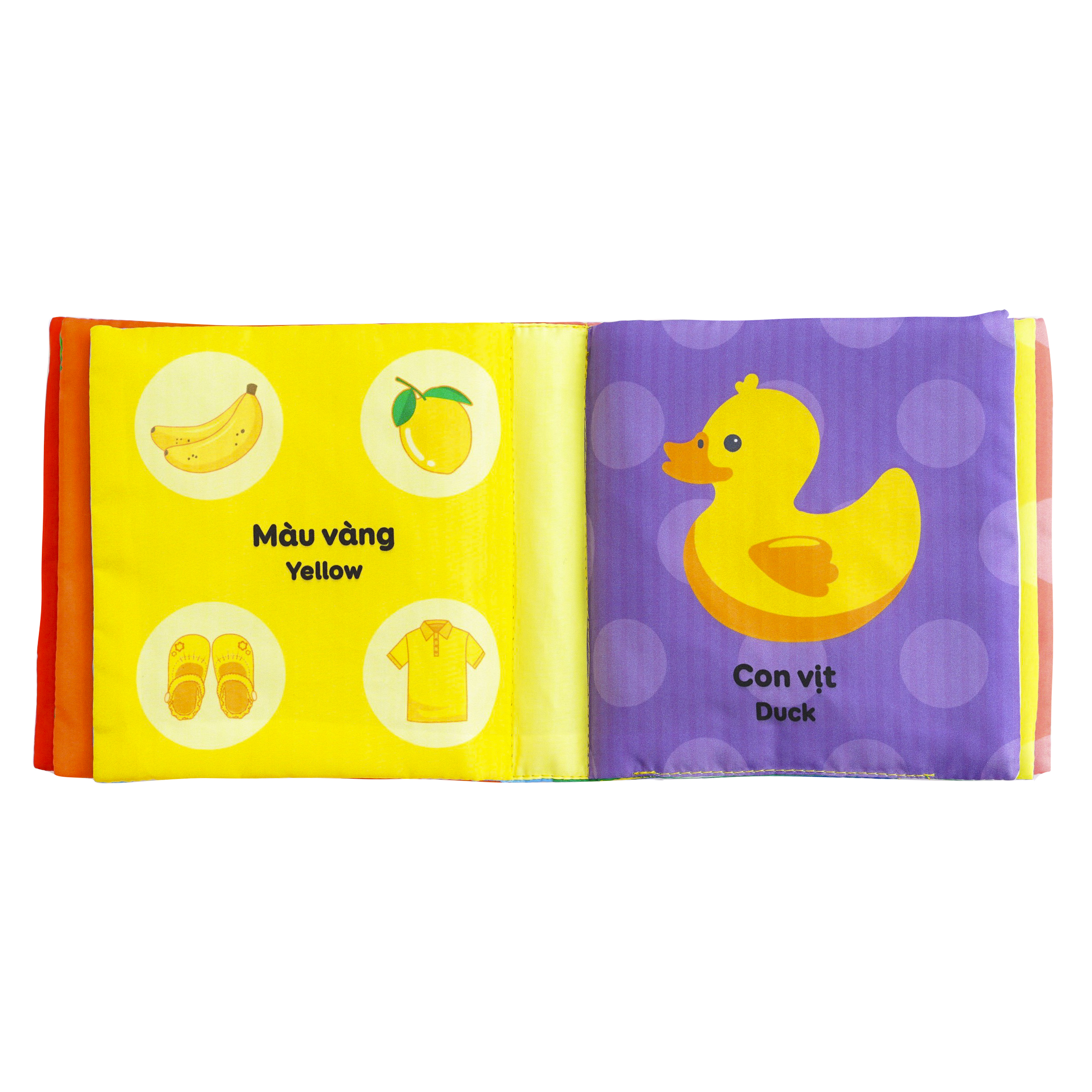 Combo 4 cuốn sách vải Lalala baby (chủ đề Số đếm, Chữ cái, Hình khối, Màu sắc), cung cấp kiến thức cơ bản đầu đời cho bé, Sách tương tác sột soạt, Màu sắc rõ nét, Dành cho bé từ 0-3 tuổi, CHÍNH HÃNG made in Vietnam