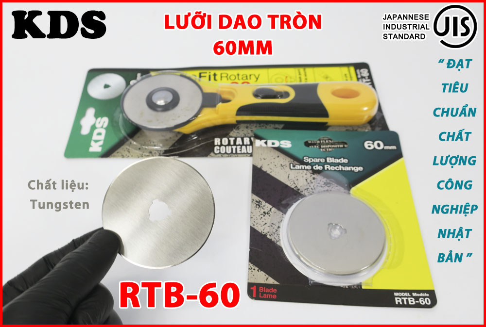 Lưỡi dao tròn 60mm KDS RTB-60