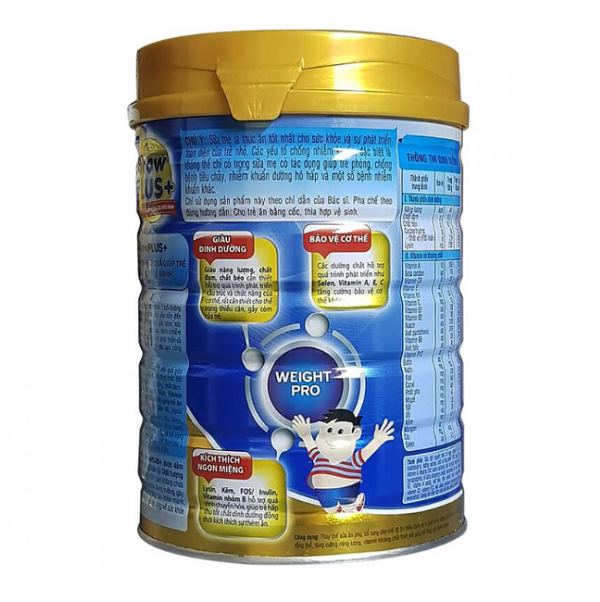 Combo 2 hộp Nutifood Grow Plus+ Xanh 900 gr: Sữa cho trẻ từ 12 tháng bị thiếu cân, còi cọc