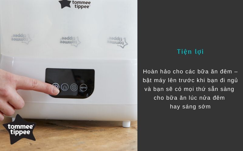 Máy tiệt trùng hơi nước và sấy khô Tommee Tippee Steri-Dry