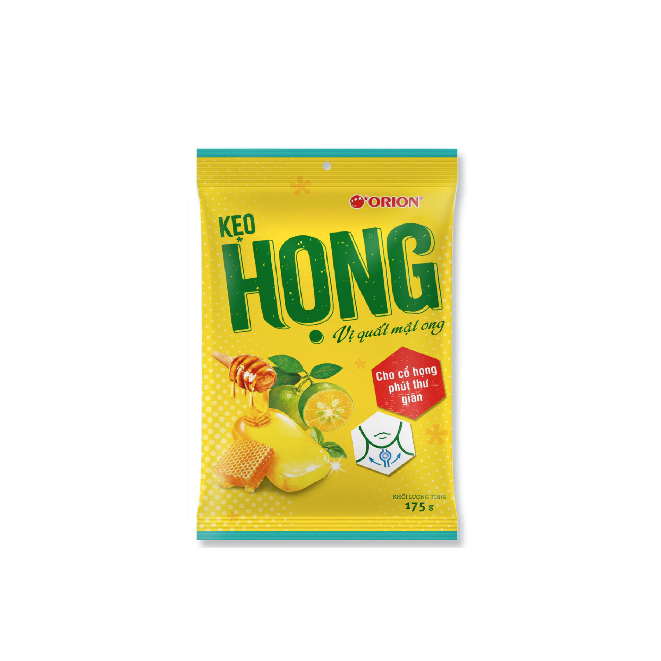 Kẹo Họng Vị Quất Mật Ong 175g