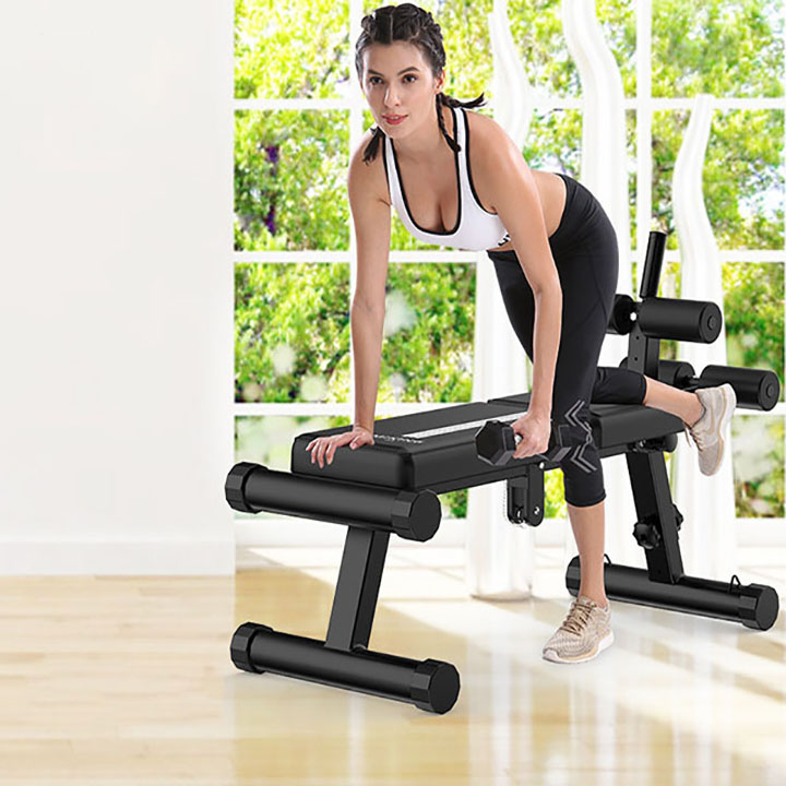 Ghế Tập Bụng -Ghế Vuông Tập Cơ Bụng Đa Năng Vai ,Cổ,Hông,Lưng Đa Năng Tại Nhà