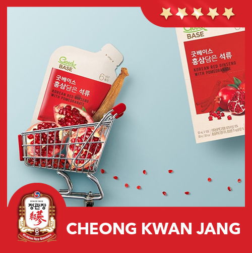 Nước Hồng Sâm Hàn Quốc Goodbase Lựu Đỏ KGC Cheong Kwan Jang (50ml x 30 gói)