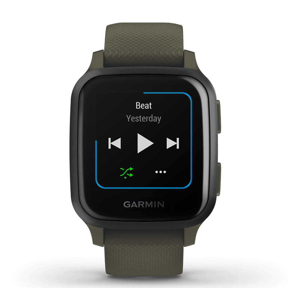 Đồng Hồ Thông Minh Theo Dõi Vận Động Theo Dõi Sức Khỏe Garmin Venu SQ / Venu SQ Music Màn Hình AMOLED - Hàng Chính Hãng