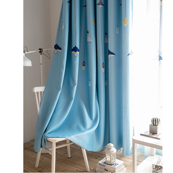RÈM CỬA ĐÈN CHÙM XANH VÀ HỒNG SIZE 1M NGANG X 2M7 CAO