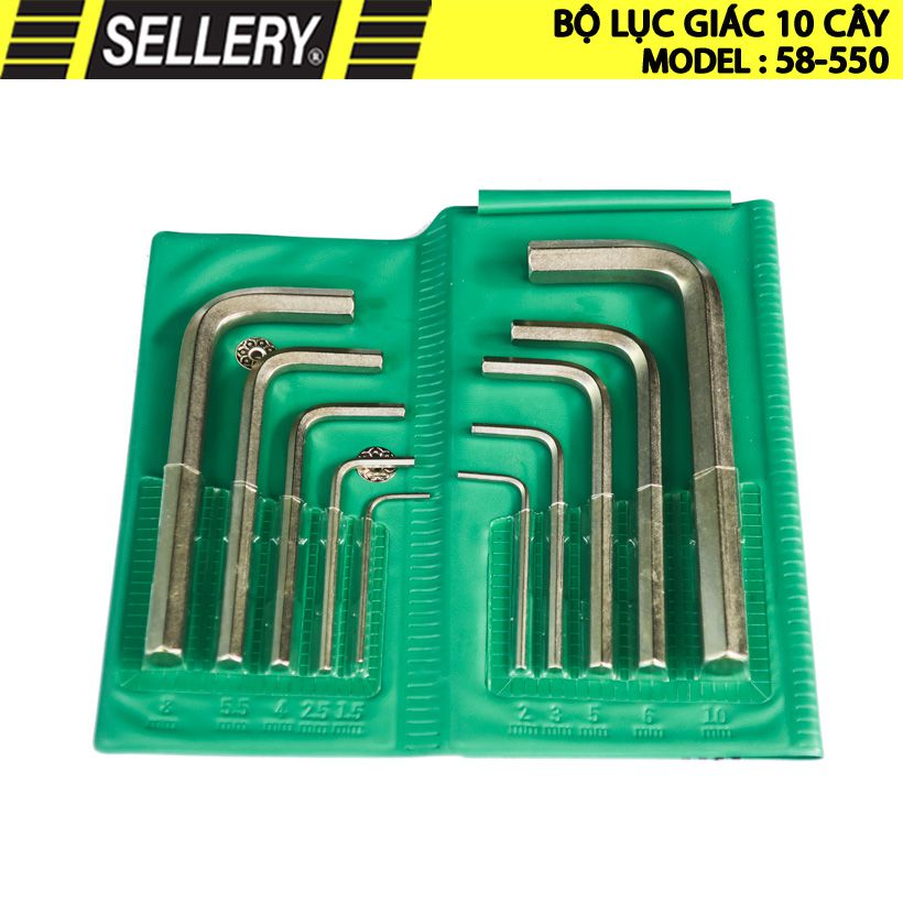 BỘ LỤC GIÁC 10 CÂY SELLERY 58-550