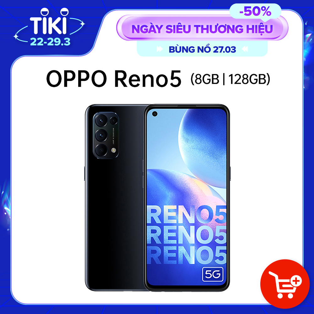 Điện Thoại Oppo Reno 5 (8GB/128G) - Hàng Chính Hãng