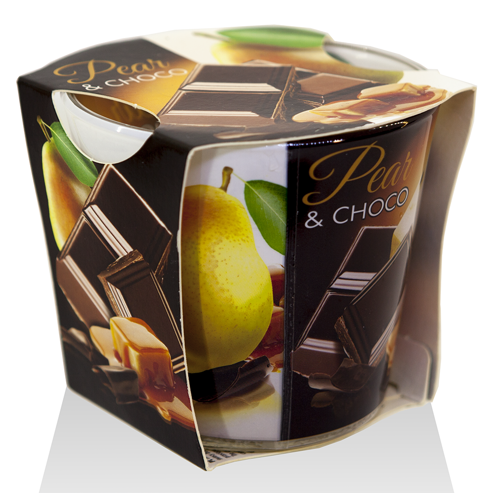 Ly nến thơm tinh dầu Bartek Mint Pear &amp; Choco 115g QT024464 - sôcôla bạc hà (giao mẫu ngẫu nhiên)