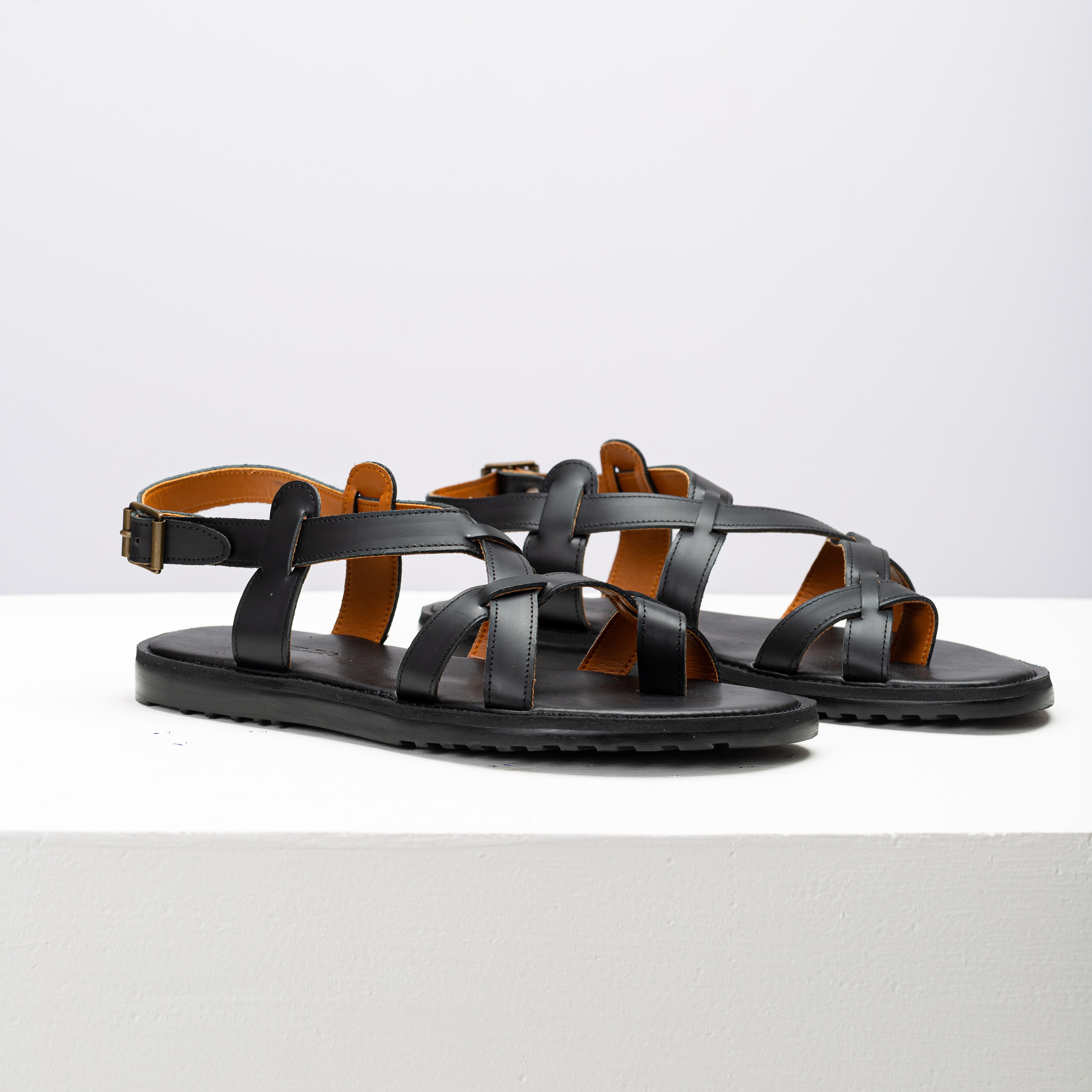 GIÀY SANDAL NAM STEELER - S6 BLACK NEW