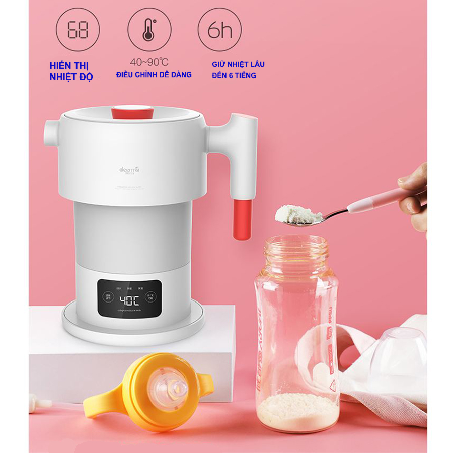 Ấm đun siêu tốc đun nước siêu tốc Deerma DH206
