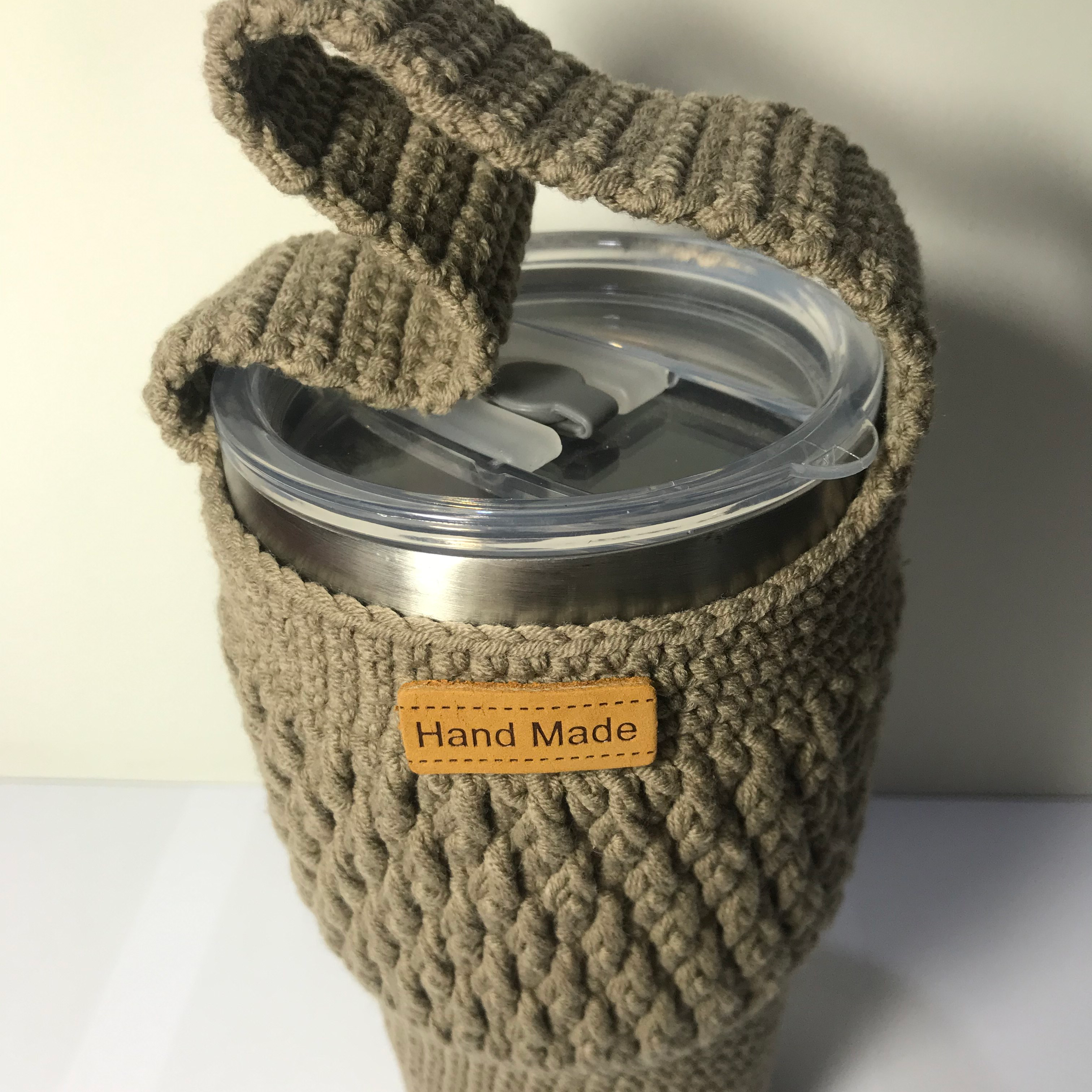 TÚI ĐỰNG LY GIỮ NHIỆT 700ML HANDMADE BẰNG LEN (TÚI KHÔNG BAO GỒM LY GIỮ NHIỆT