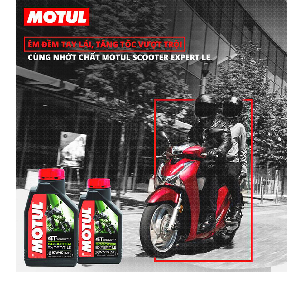 Nhớt Xe Tay Ga Motul Scooter Expert Le 10w40 20x1l Vn (1L)