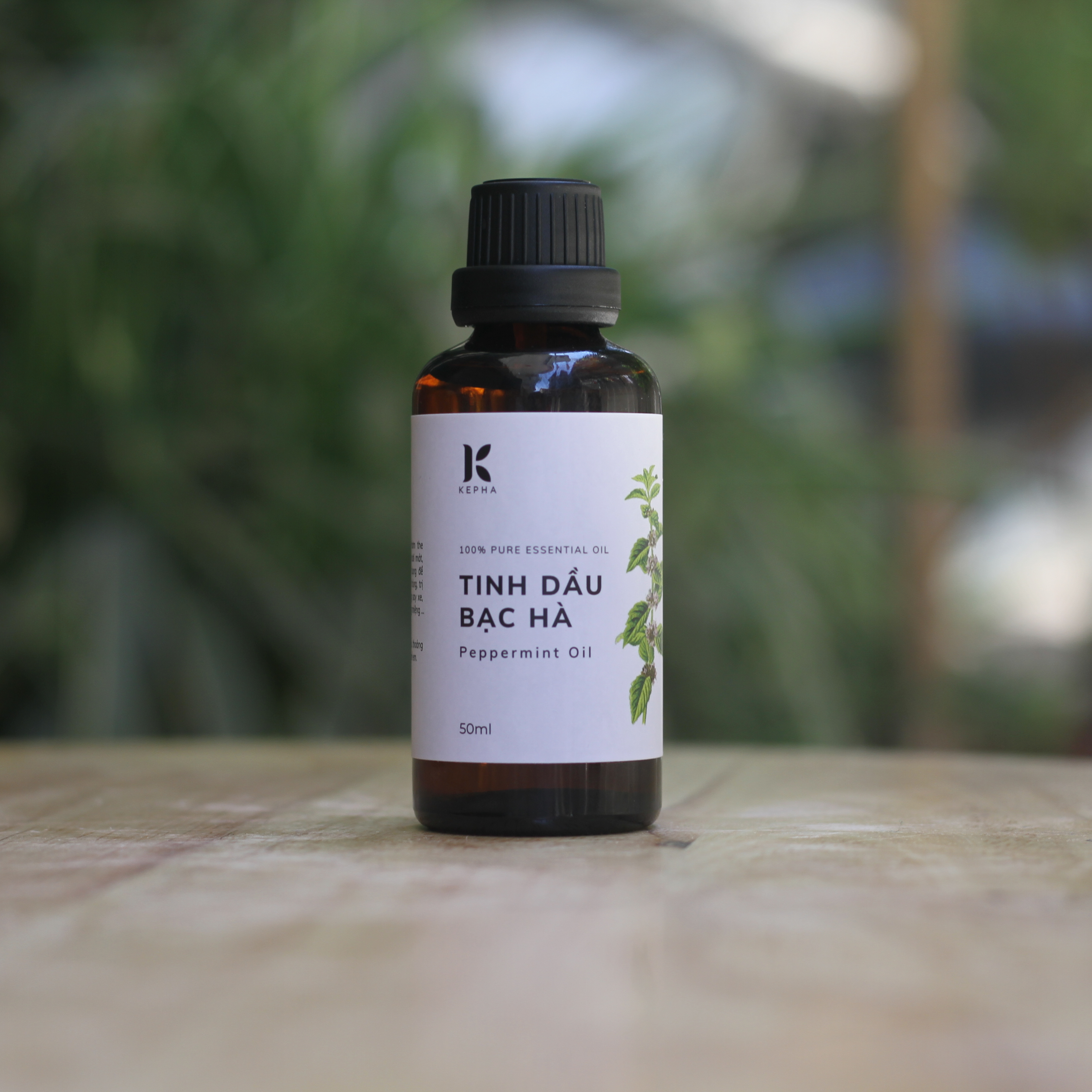 Tinh dầu Bạc Hà Peppermint Kepha 50ml - Nhập khẩu trực tiếp Ấn Độ - Đuổi chuột hiệu quả