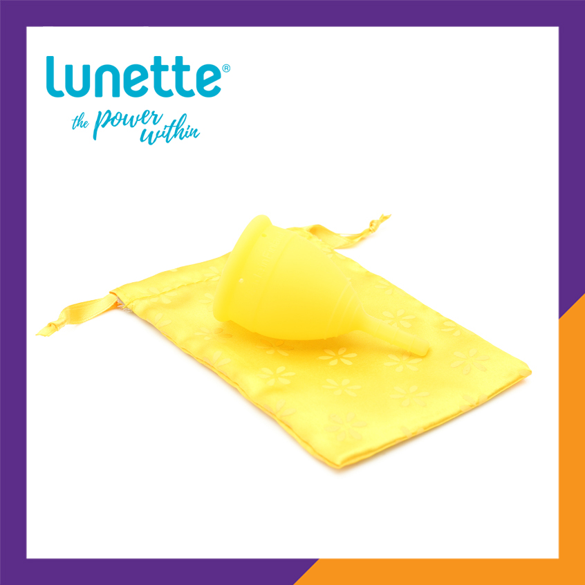 Cốc Nguyệt San Lunette Màu Vàng Size 2 Dung Tích 30ml - Vật Liệu 100% Silicon Y Tế Đạt Chứng Nhận FDA - Nguyên Tem Niêm Phong - Sản Xuất Tại Phần Lan - Hàng Chính Hãng - Lunette Menstrual Cup Yellow