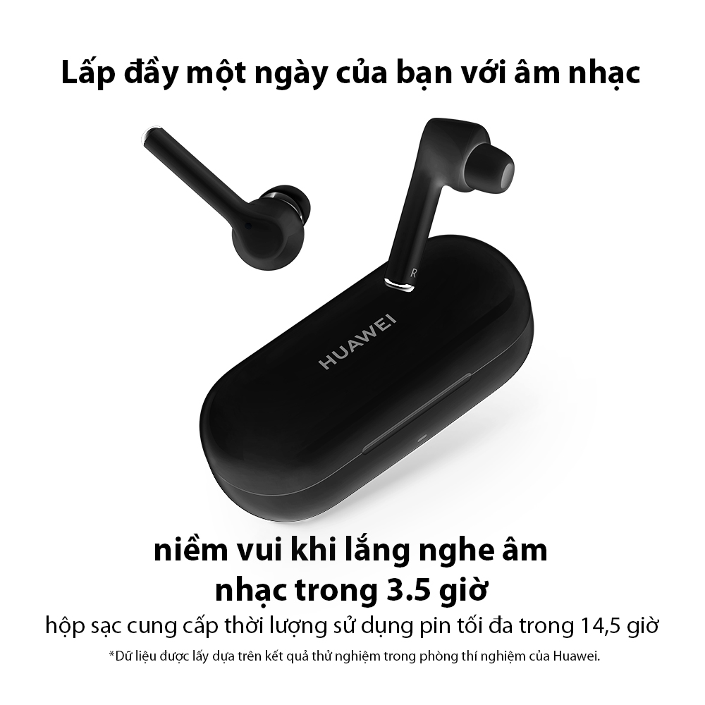 Tai nghe Bluetooth Huawei FreeBuds 3i | Hệ thống 3 Mic khử ồn thông minh | Driver âm thanh lớn | Thiết kế tự nhiên | Dễ dàng đeo | Dễ dàng mang theo | Điều khiển dễ dàng | Mở, kết nối tức thì | Kiểm soát cử chỉ | Hàng Phân Phối Chính Hãng