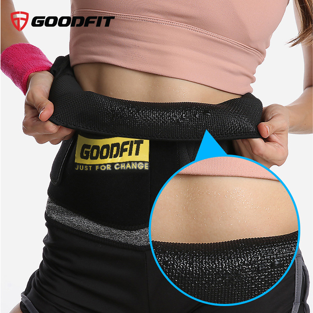 Đai lưng mềm tập gym, đai cuốn nóng giảm mỡ bụng GoodFit GF724WS