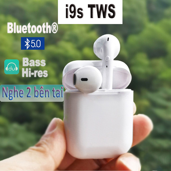 Tai nghe bluetooth I9S kết nối cảm ứng cho âm thanh chất lượng cao, kết nối ổn định