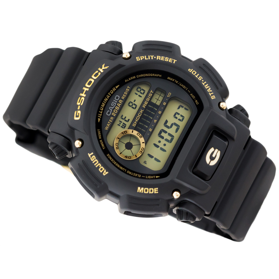 Đồng hồ nam dây nhựa Casio G-Shock chính hãng Anh Khuê DW-9052GBX-1A9DR (43mm)