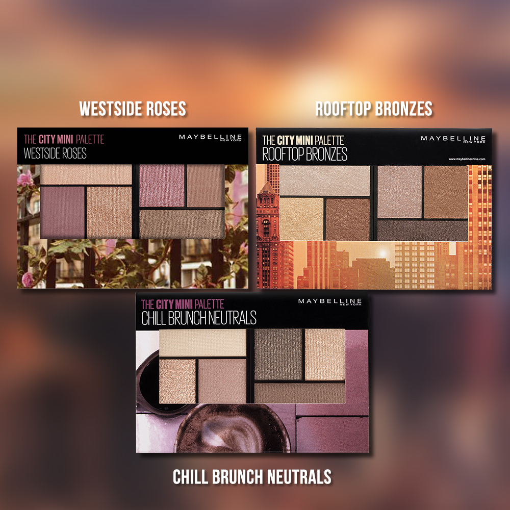 Bảng Phấn Mắt Maybelline New York 6 Màu The City Mini Palette 6.1g