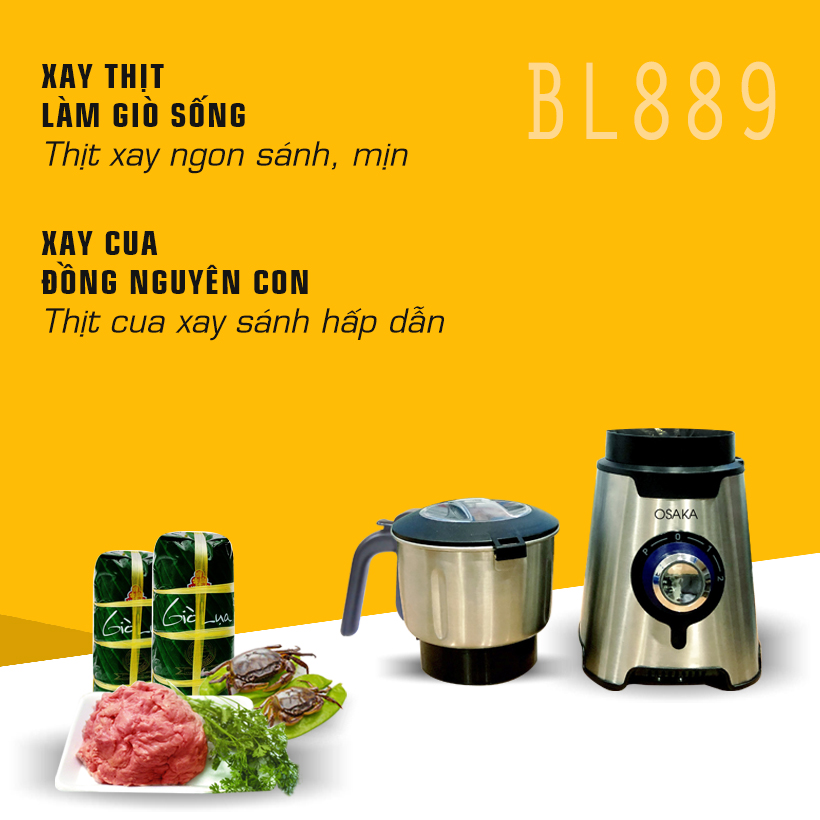 Máy Xay Sinh Tố Đa Năng BL889 1.5L - Hàng Chính Hãng