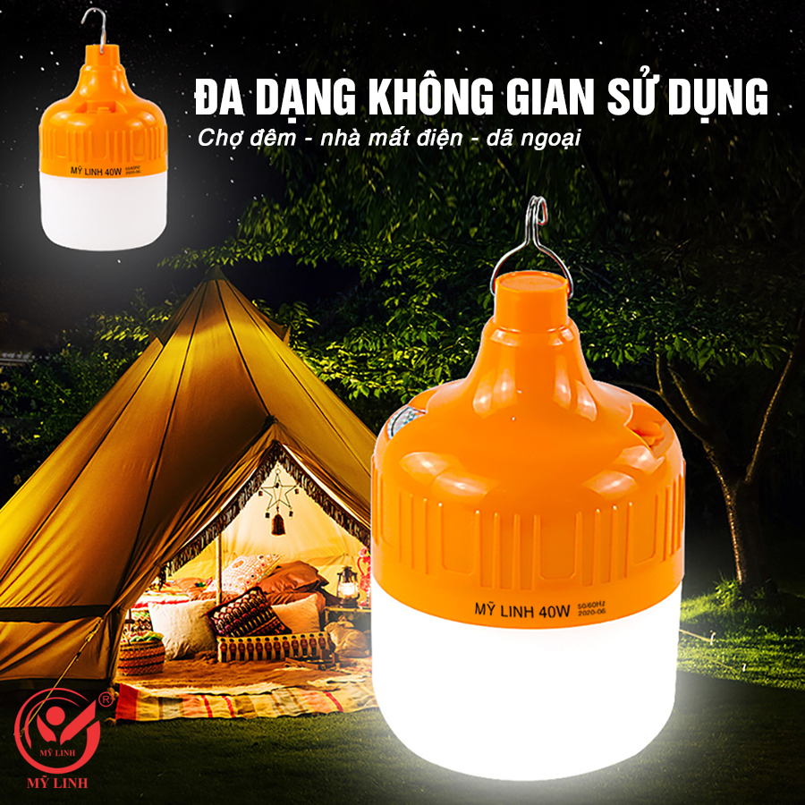 BÓNG ĐÈN LED SẠC TÍCH ĐIỆN MỸ LINH