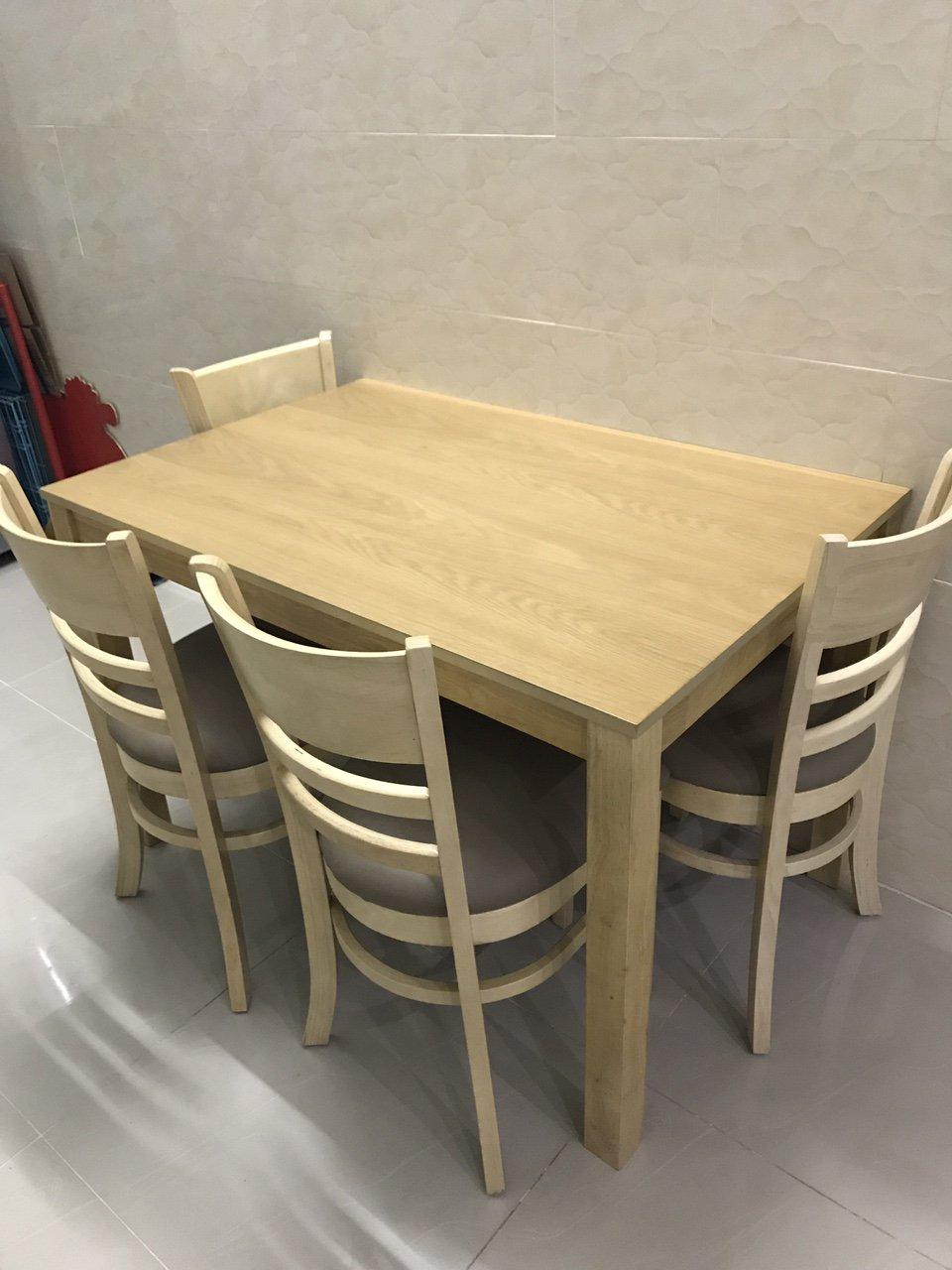 Bộ bàn ăn CB tự nhiên 6 ghế