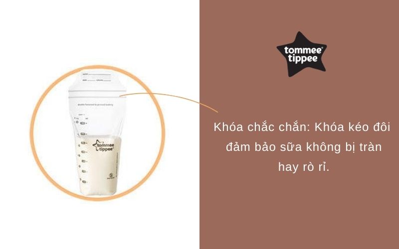 Túi trữ sữa Tommee Tippee Closer to Nature 350ml (hộp 36 túi)