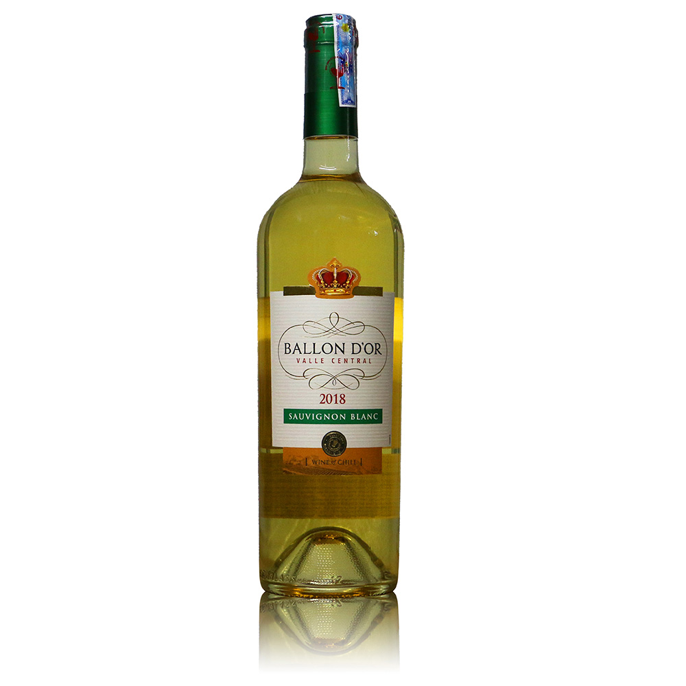 Rượu Vang Trắng Ballon D'OR Sauvignon Blanc Varietal 750ml 12% - 14% - Không Hộp