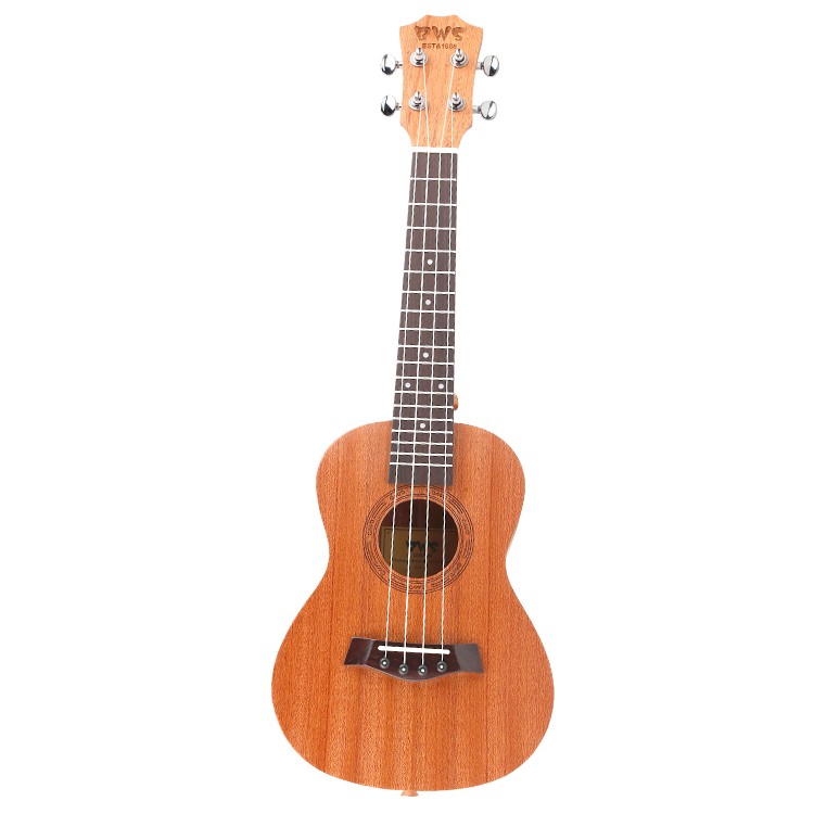 Bộ Đàn Ukulele Tenor BWS - Bao, Capo, Móng Gẩy BWS (Uku Gỗ Mahogany trơn cỡ lớn 26 inch B01-26 - Kèm Sách giáo trình học Ukulele online cơ bản dài 80 trang)