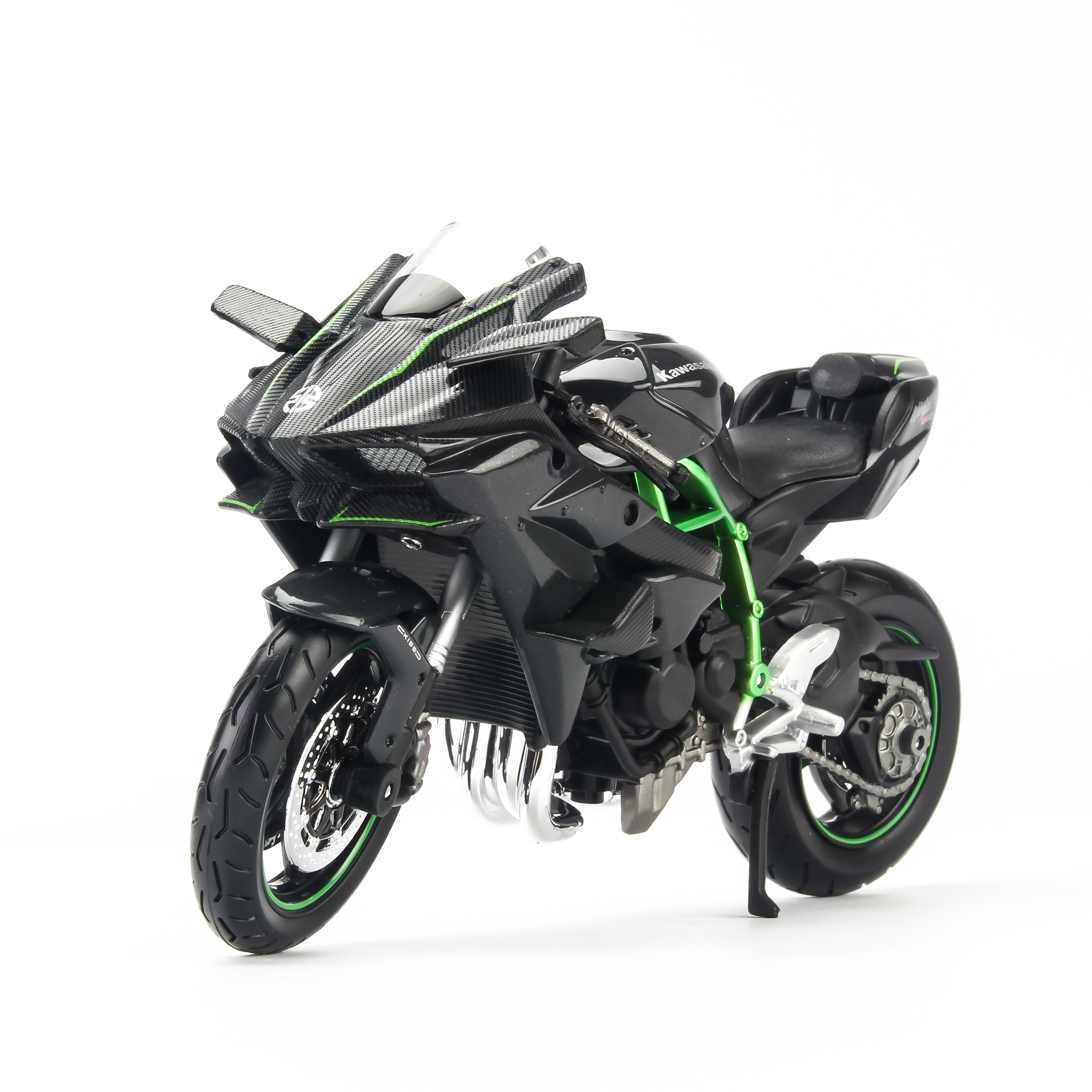 Mô Hình Xe Kawasaki Ninja H2R Black 1:12 Maisto MH-31101-14