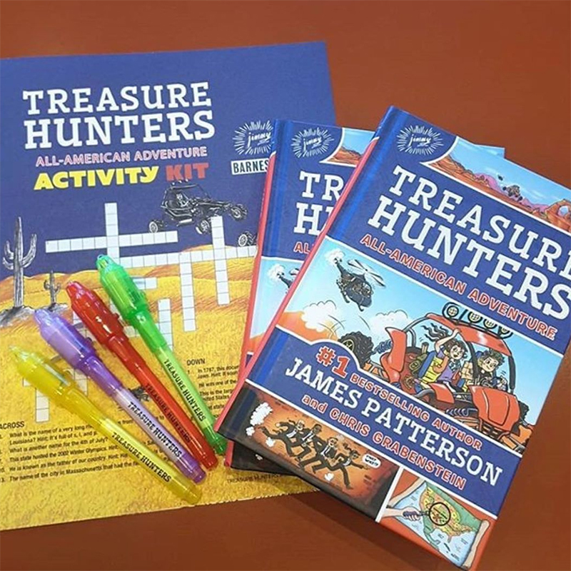 [Hàng thanh lý miễn đổi trả] Treasure Hunters Series #6: All American Adventure (James Patterson and Chris Grabenstein, Illustrated by Juliana Neufeld)