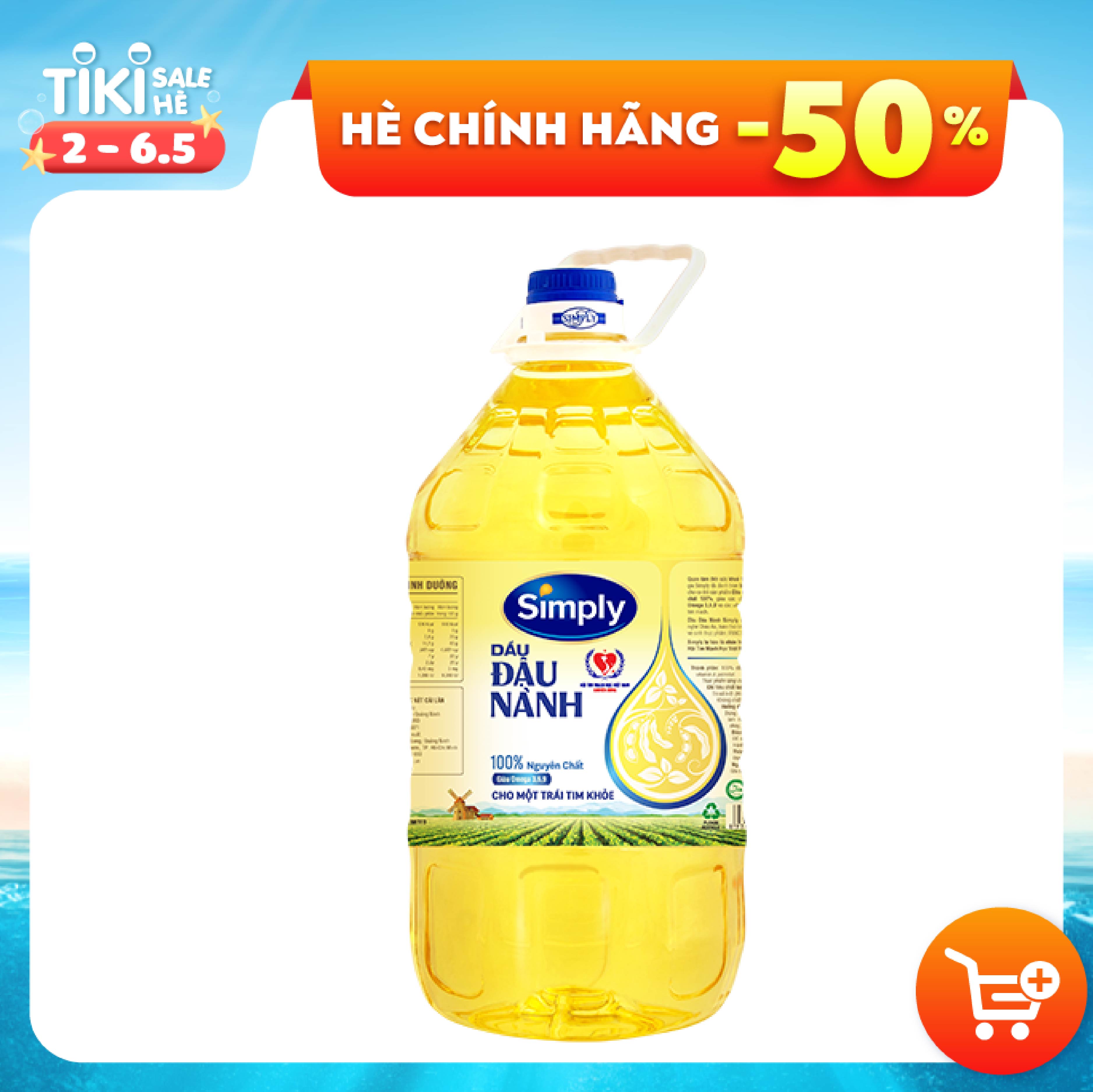 Dầu Đậu Nành Simply 1L / 2L / 5L - 2Lít